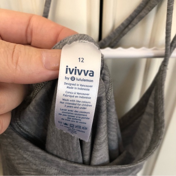 Ivivva by Lululemon girl’s cross-back tank top - Picture 9 of 9